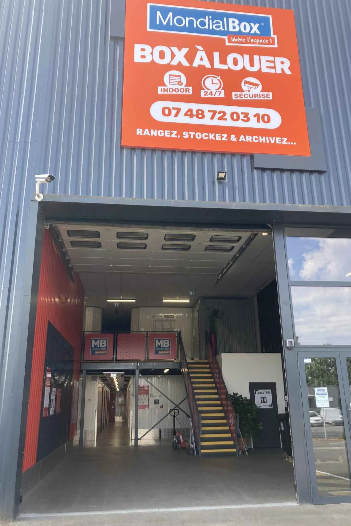 MondialBox Vitré indoor - accès illimité box de stockage en intérieur